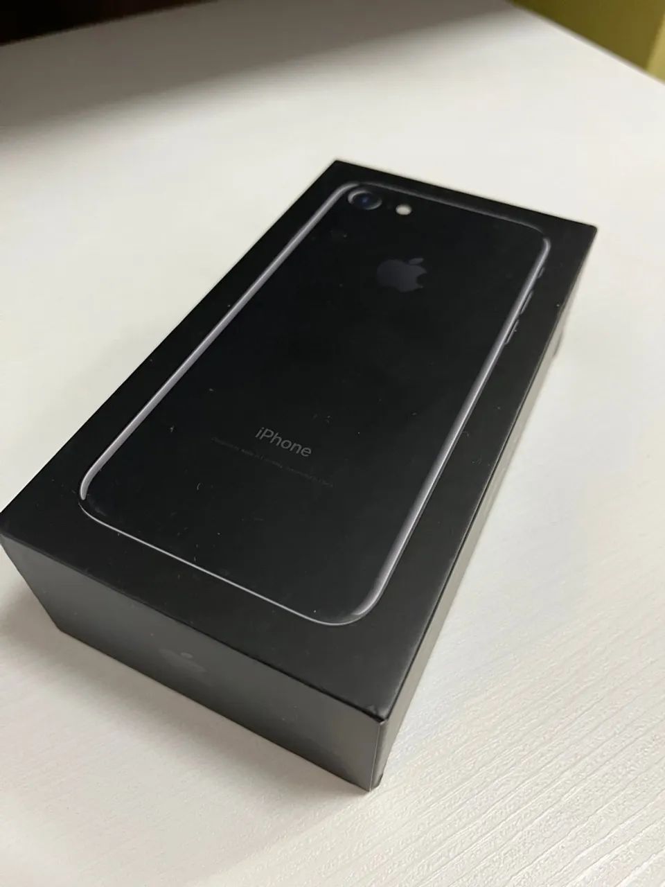 Caixa iPhone 7 Jet Black Original (negócio o aparelho tbm)