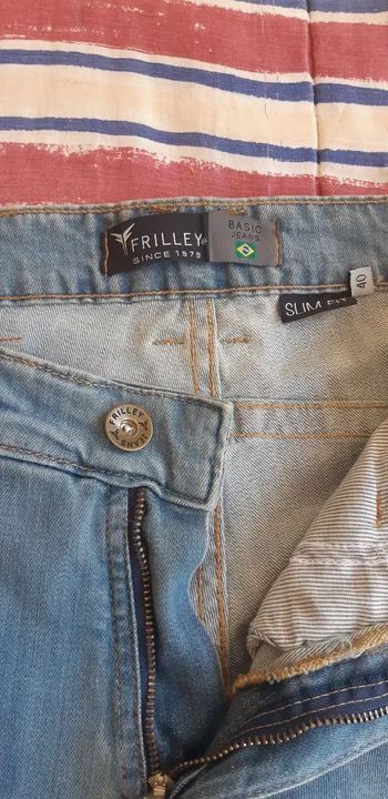 Calça Jeans Azul Claro - Foto 2