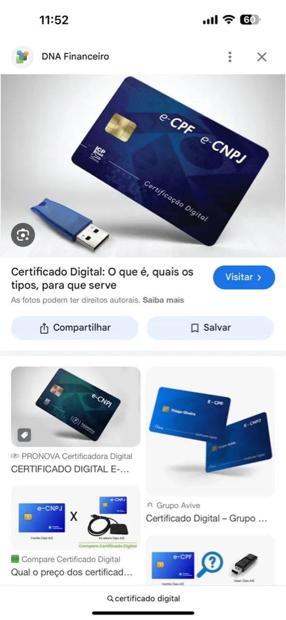 Contrata-se Profissional com experiência em certificado digital 