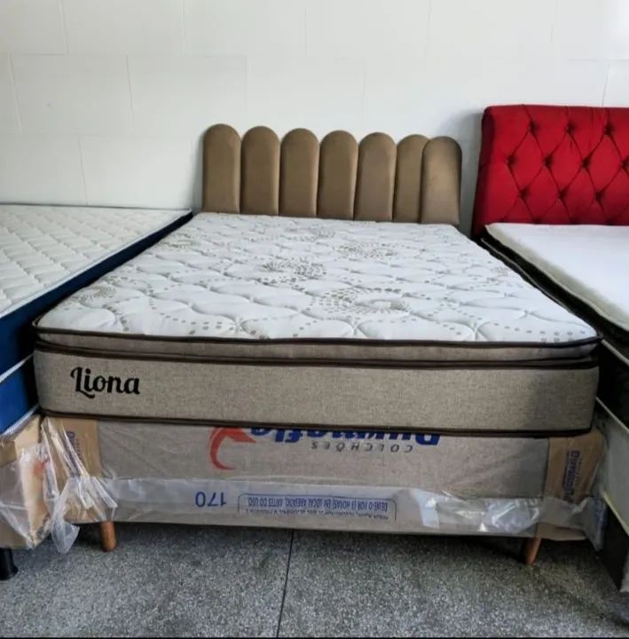 Cama box base e colchão D33