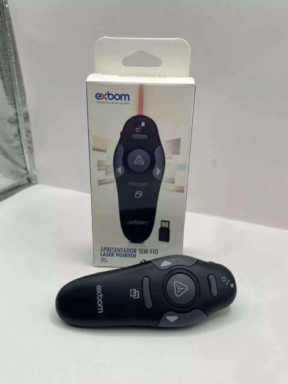 Apresentador de Slides Sem Fio Laser Pointer EXBOM 