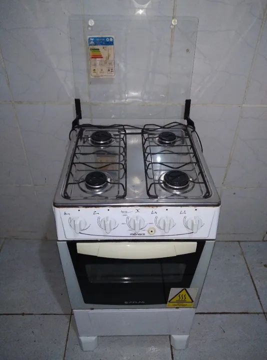 Foga?o 4 Bocas Atlas Mônaco Pouquíssimo usado! - Foto 3