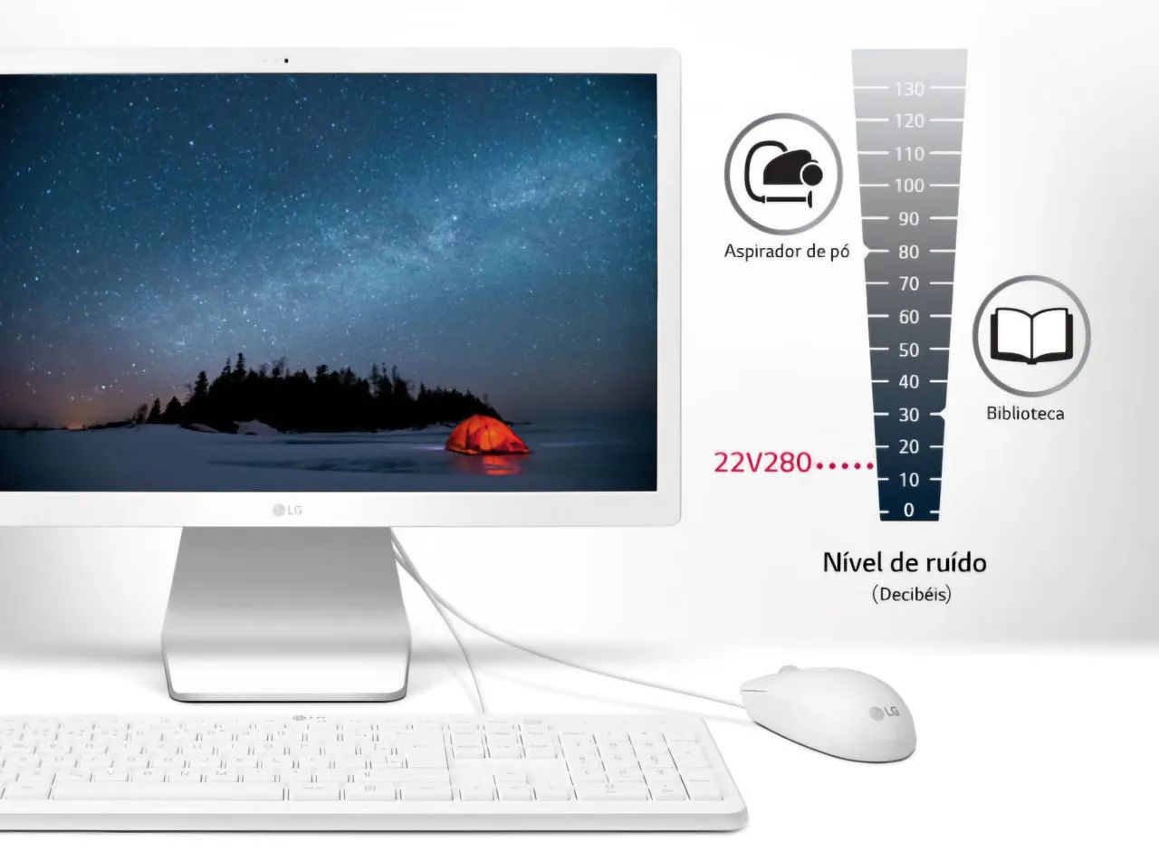 Computador All in One LG 22" NOVO excelente estado  - Foto 4