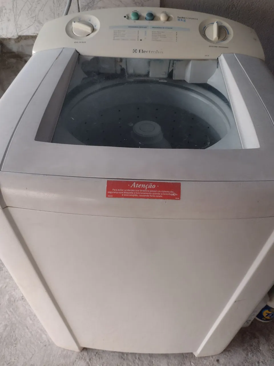 Lavadora Electrolux Turbo Limpeza 8kg