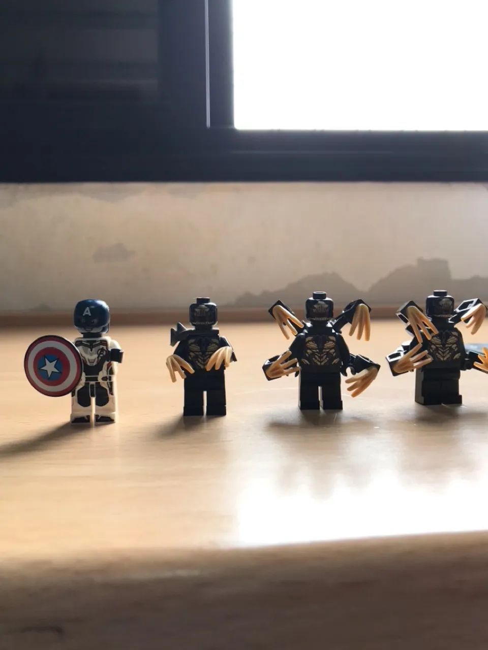 LEGO 76123 Capitão América Avengers Outriders attack - Usado, Completo e Original - Foto 3