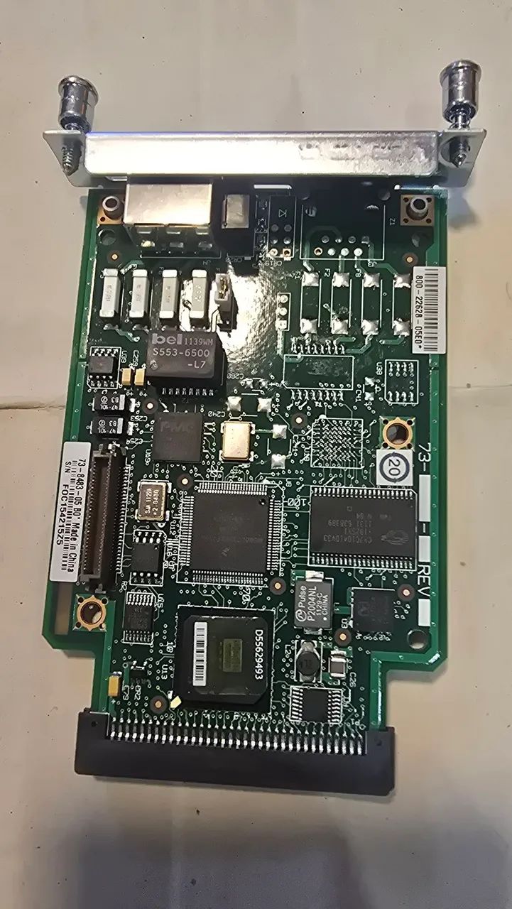 Modulo VWIC2-1MFT-T1/E1 + Cabo E1 + 2 Adaptadores BNC Macho - Foto 3