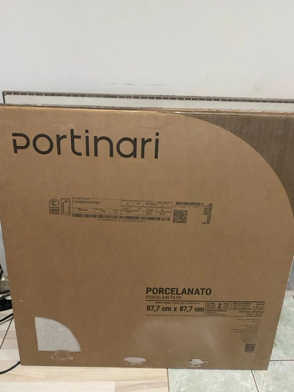 Porcelanato Portinari 87,7x87,7cm