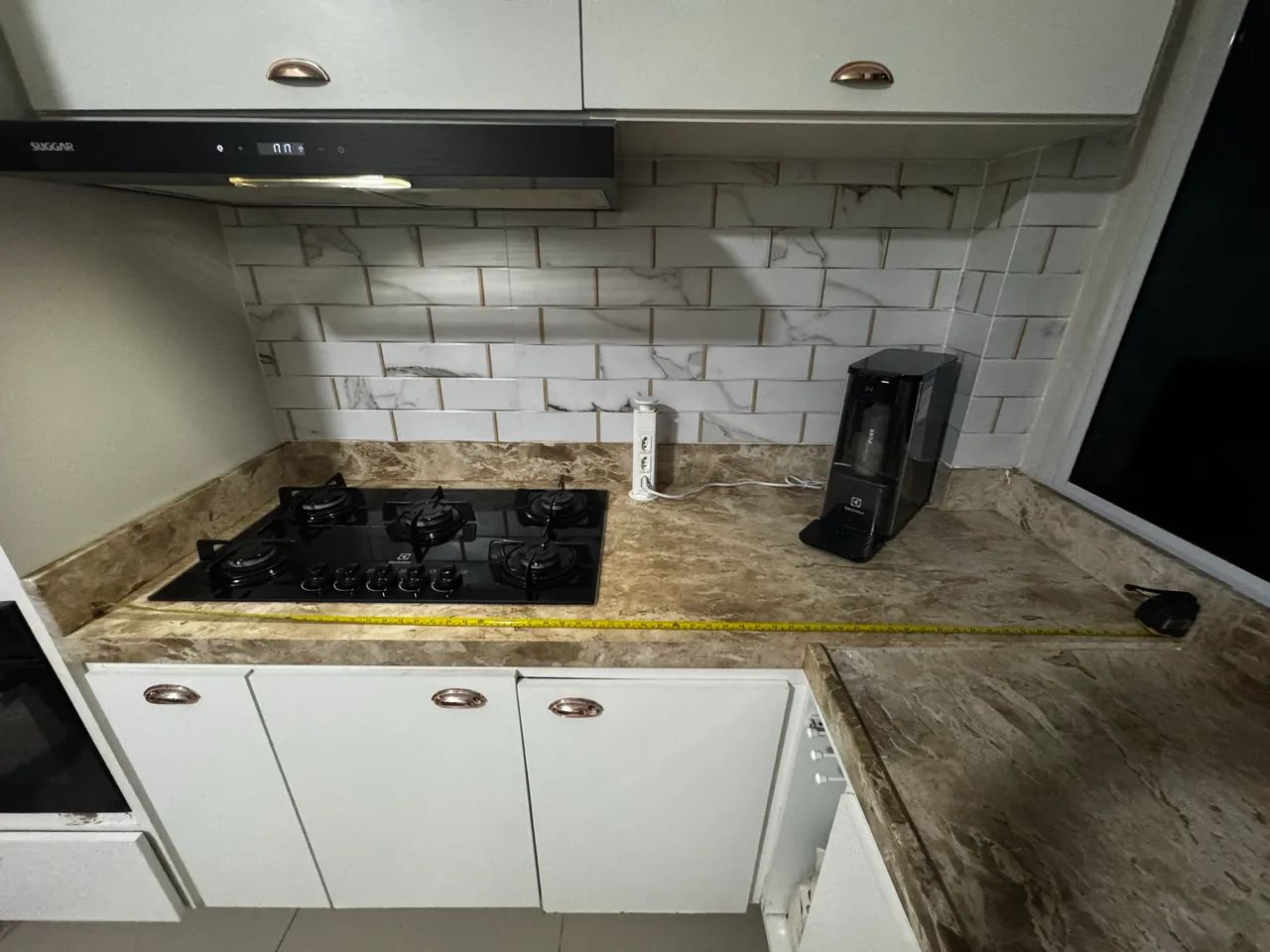 Pedra de cozinha travertino