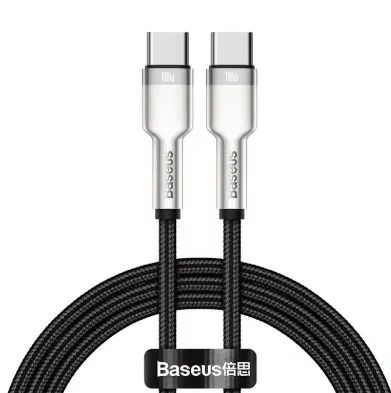 Cabo tipo c de extrema qualidade 100w 1m Baseus