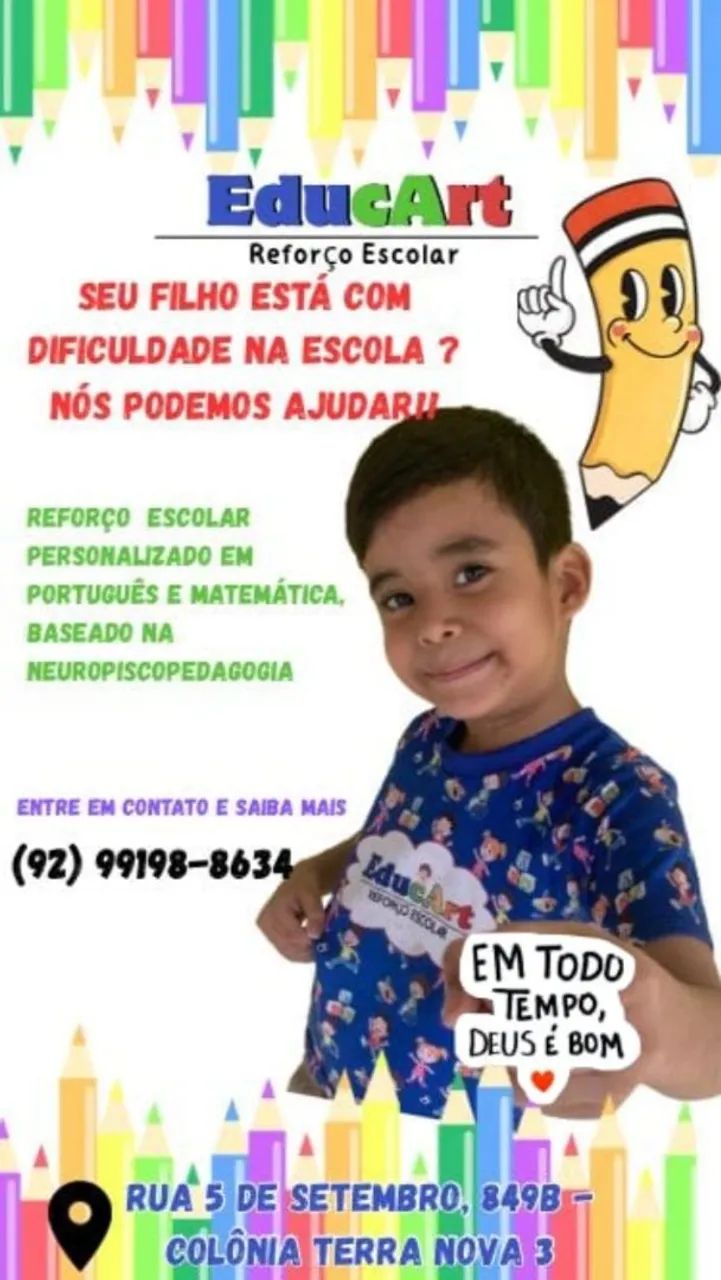 Reforço Escolar Personalizado - EducArt