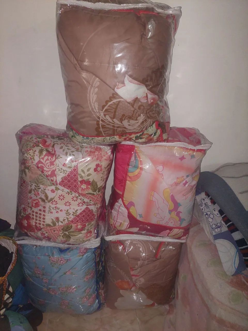 Edredom de casal 5 peças 