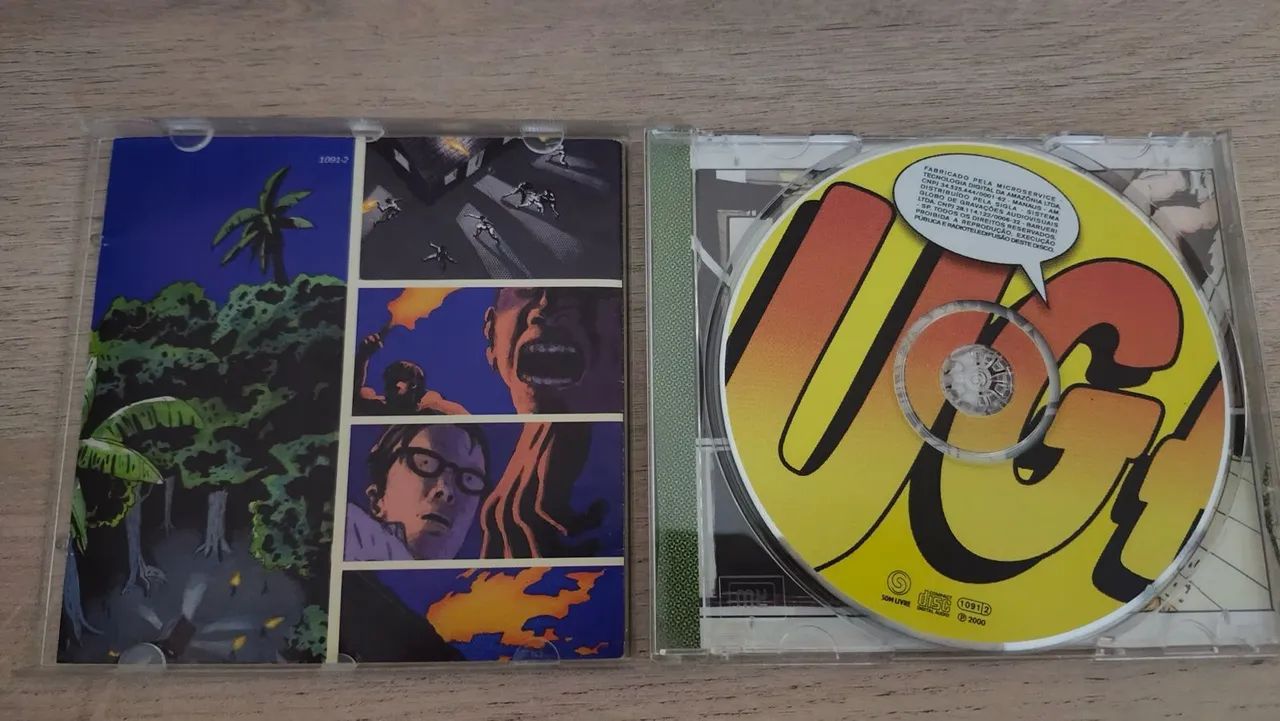 Novela Uga Uga - CD com a trilha sonora original  - 2000 - Foto 2