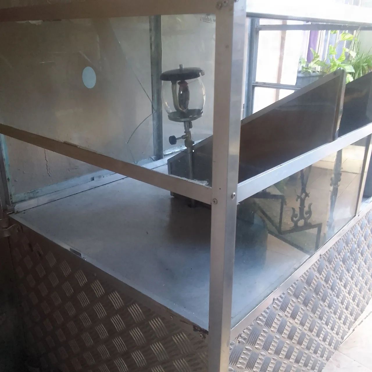 Carrinho De pipoca de aluminio bom estado  - Foto 3