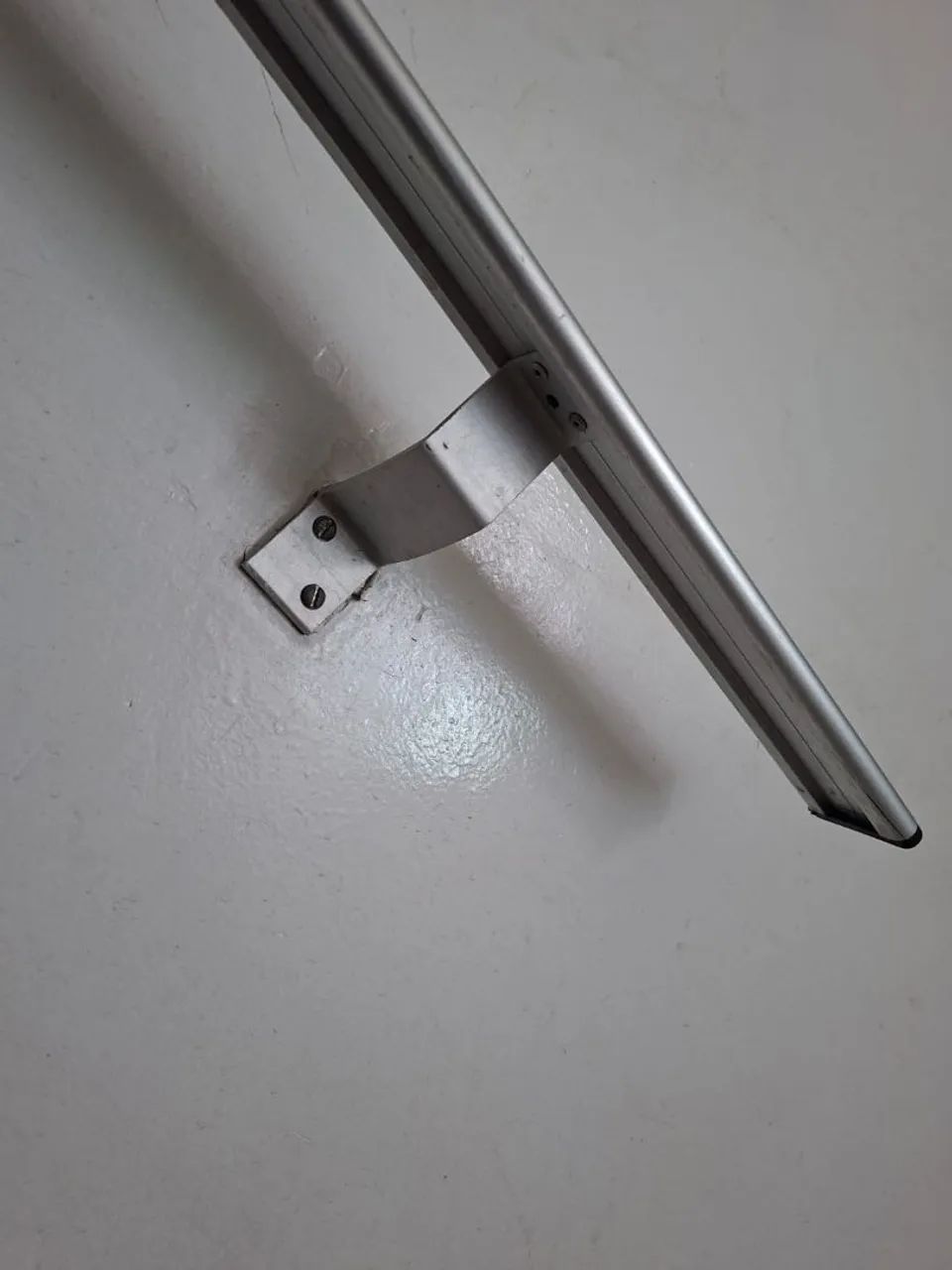 5 Peças de corrimão de alumínio parede últimas unidades! 