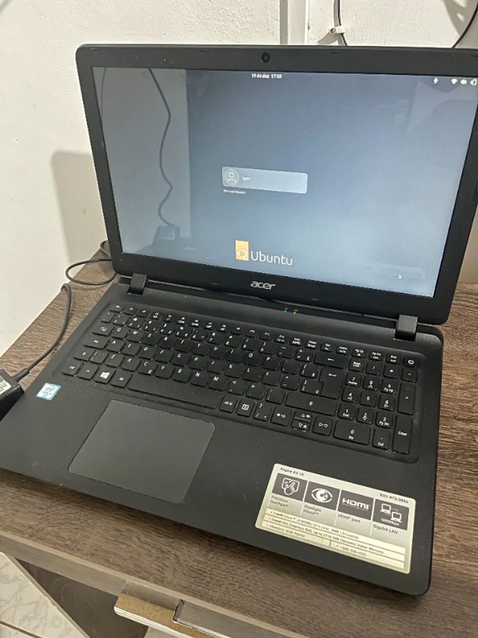 Notebook Acer Aspire ES15 - Foto 2