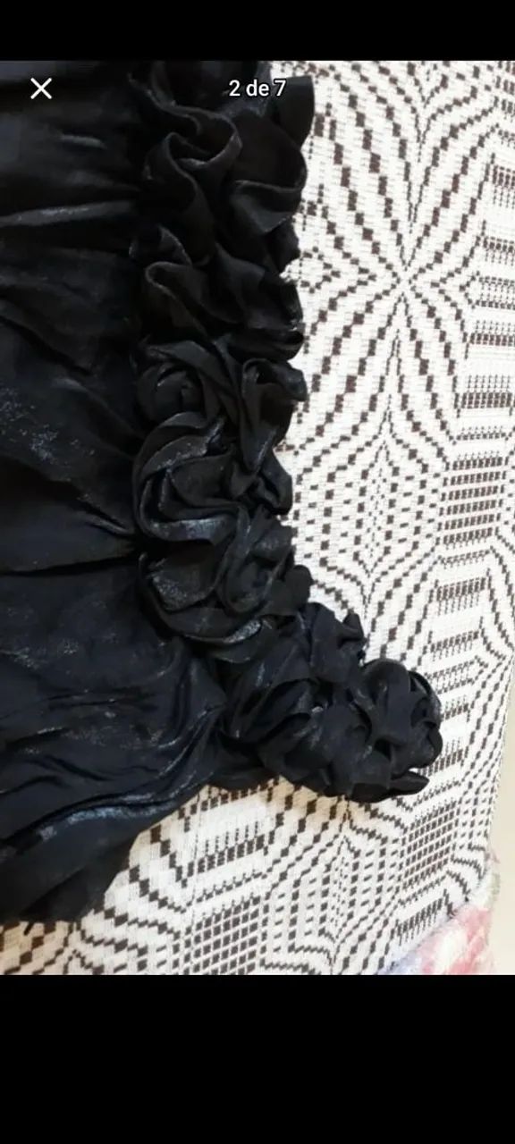 Vestido preto de renda - Foto 4