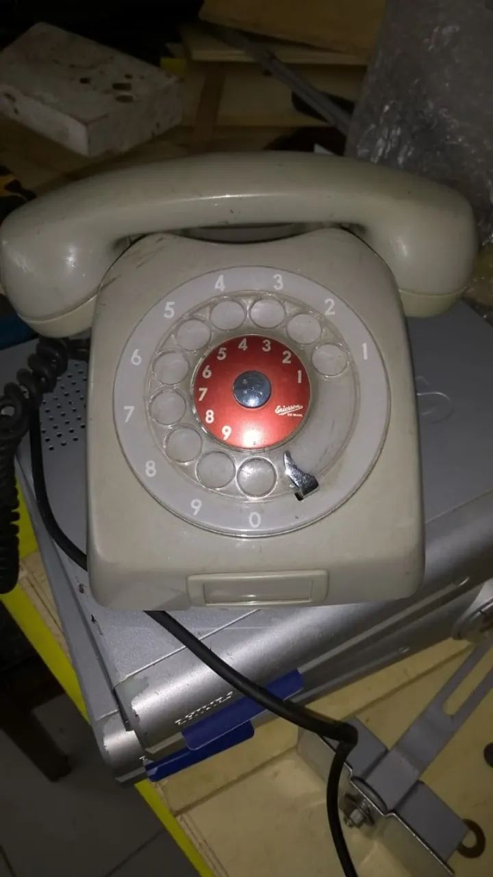 telefone antigo ericsson a disco perfeito em Ótimo Estado