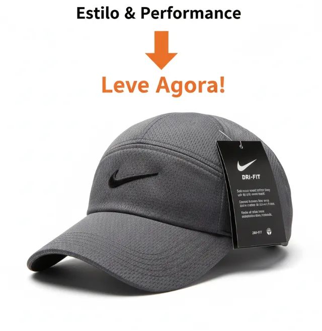 Boné Esportivo Performance - Tecido Respirável - Foto 6