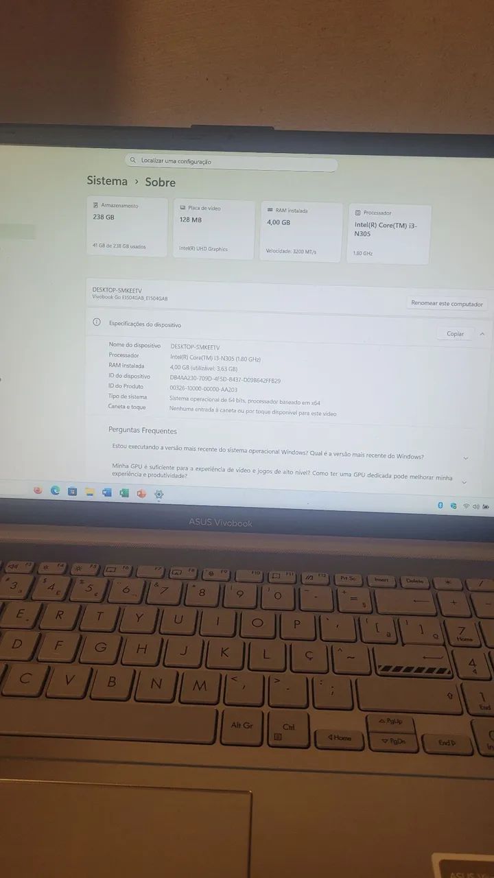 Notebook Asus Vivobook Go 15 - Foto 2