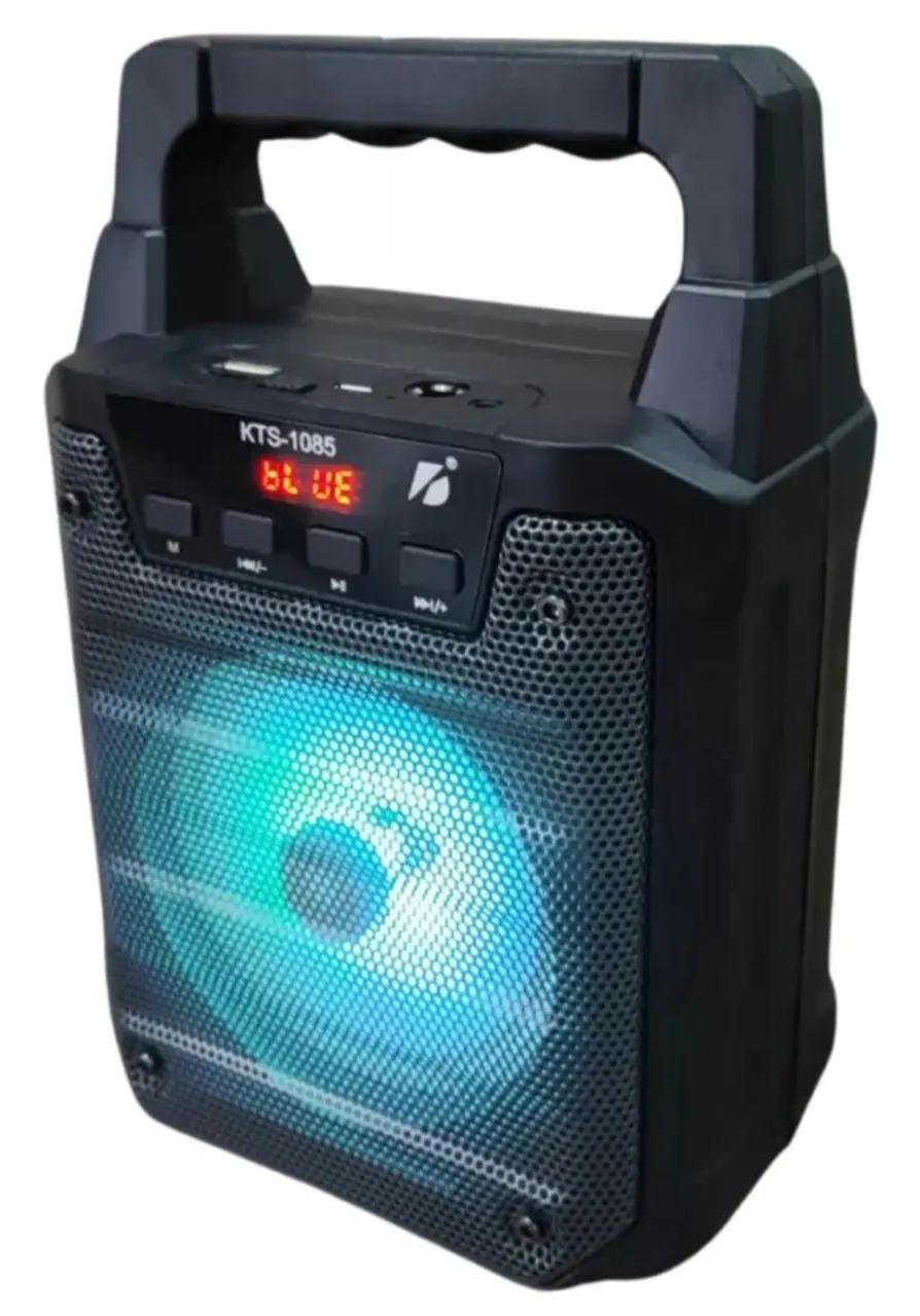 Caixa de som potente amplificada com entrada microfone Bluetooth Rádio Pendrive controle  - Foto 4
