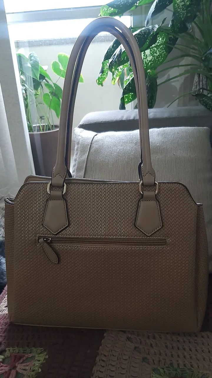 Bolsa Chenson Bege - Foto 2
