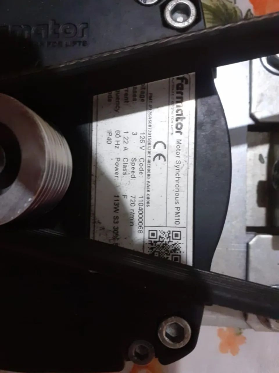 Motor Do Operador De Porta 10pm Com Encoder Fermator - Foto 2