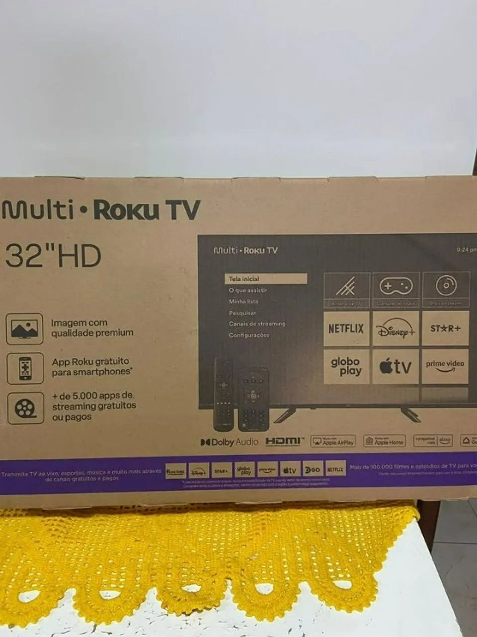 Smart Tv Multi 32 Polegadas Nova lacrada