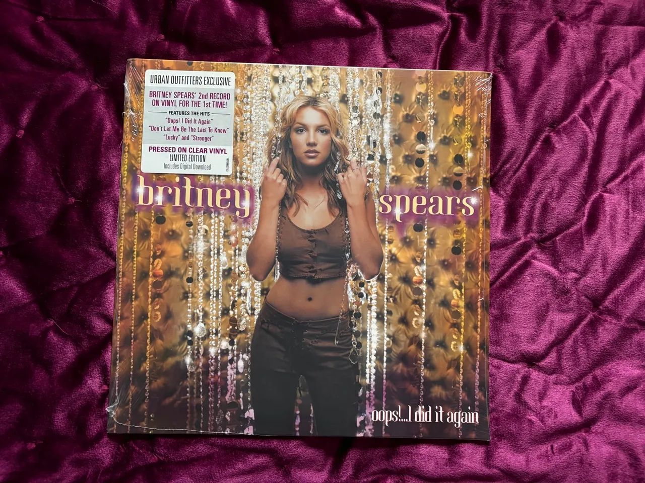 Britney Spears Oops!... I Did It Again disco vinil LP Urban clear transparente - Foto 3
