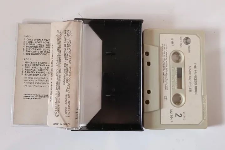 Trilha Sonora Em Cassete K7 A Princesa Prometida - Foto 2