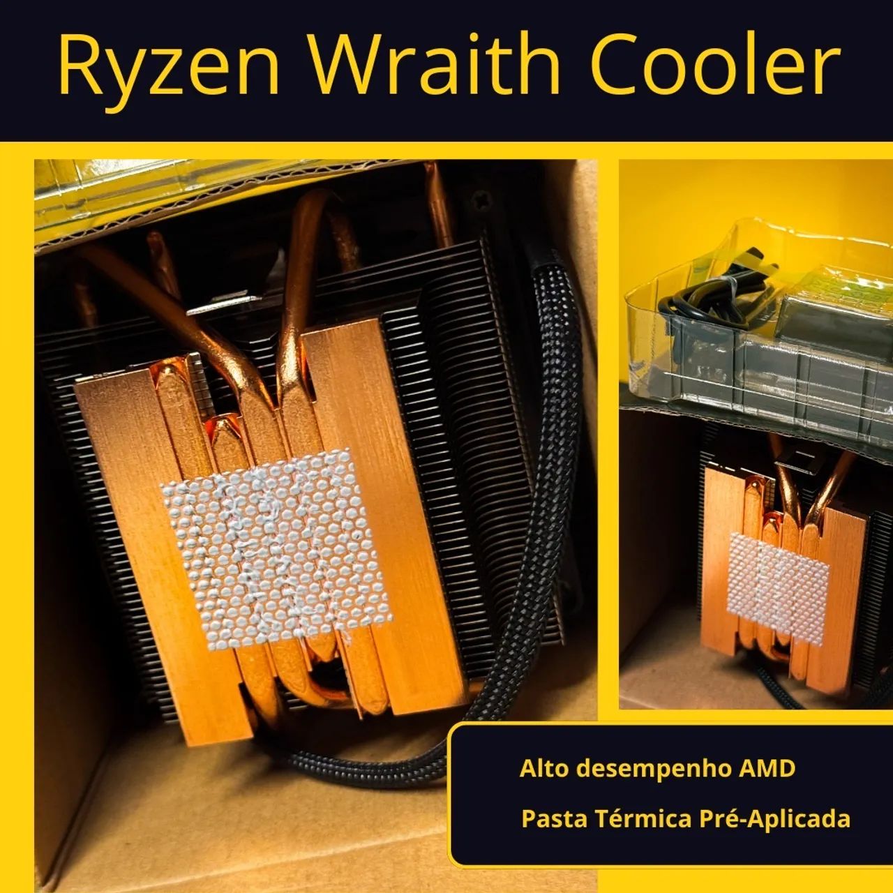 Cooler AMD Wraith Prism (Nunca Usado) - Foto 3