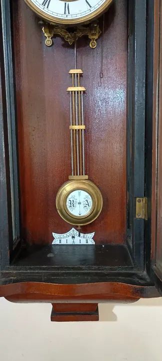 Antigo e Refinado Relógio de Parede Junghans. Ano Aproximado: 1880 - Foto 3