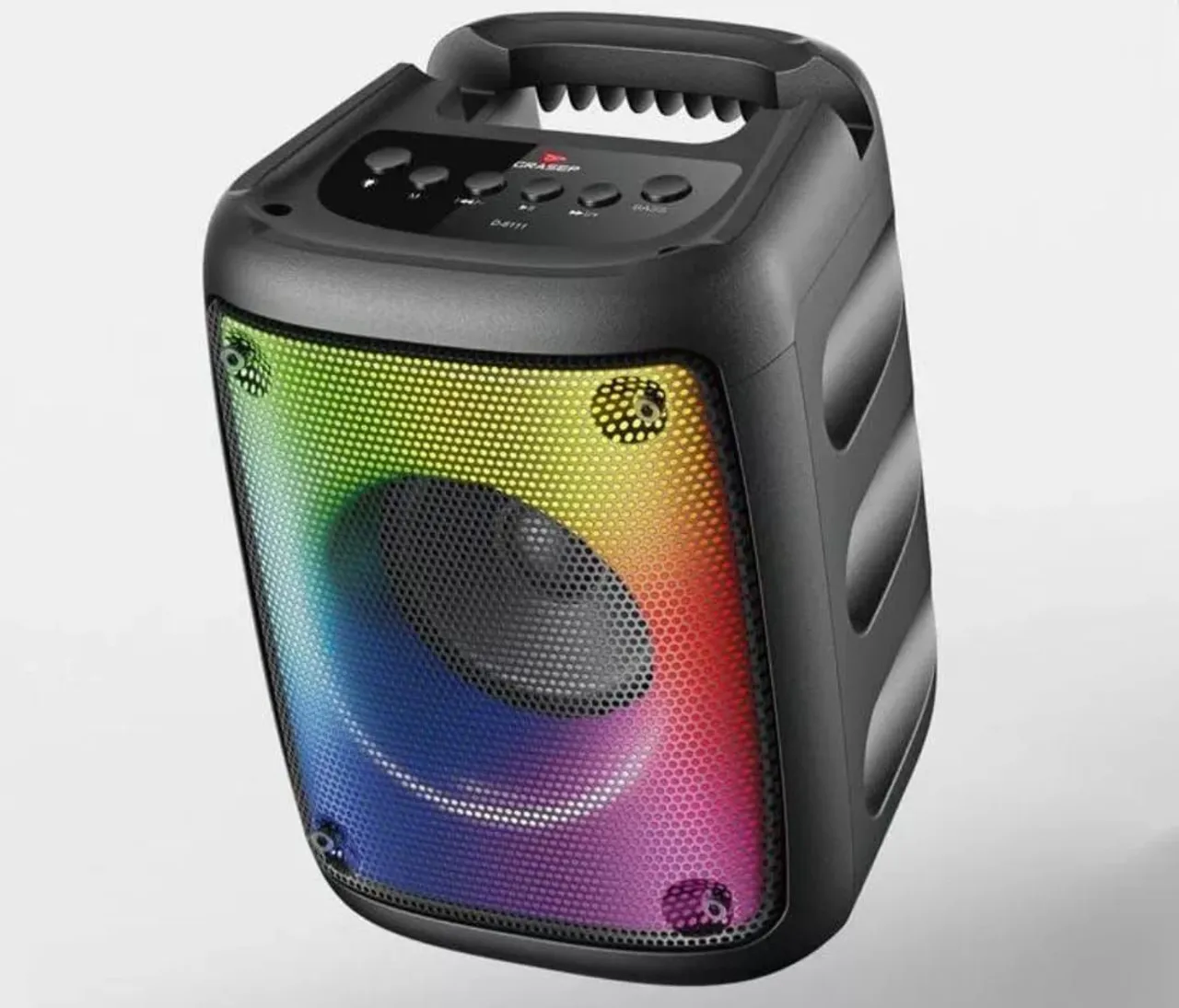 Super Caixa de som potente amplificada 40 cm de altura bluetooth rádio pendrive cartão SD
