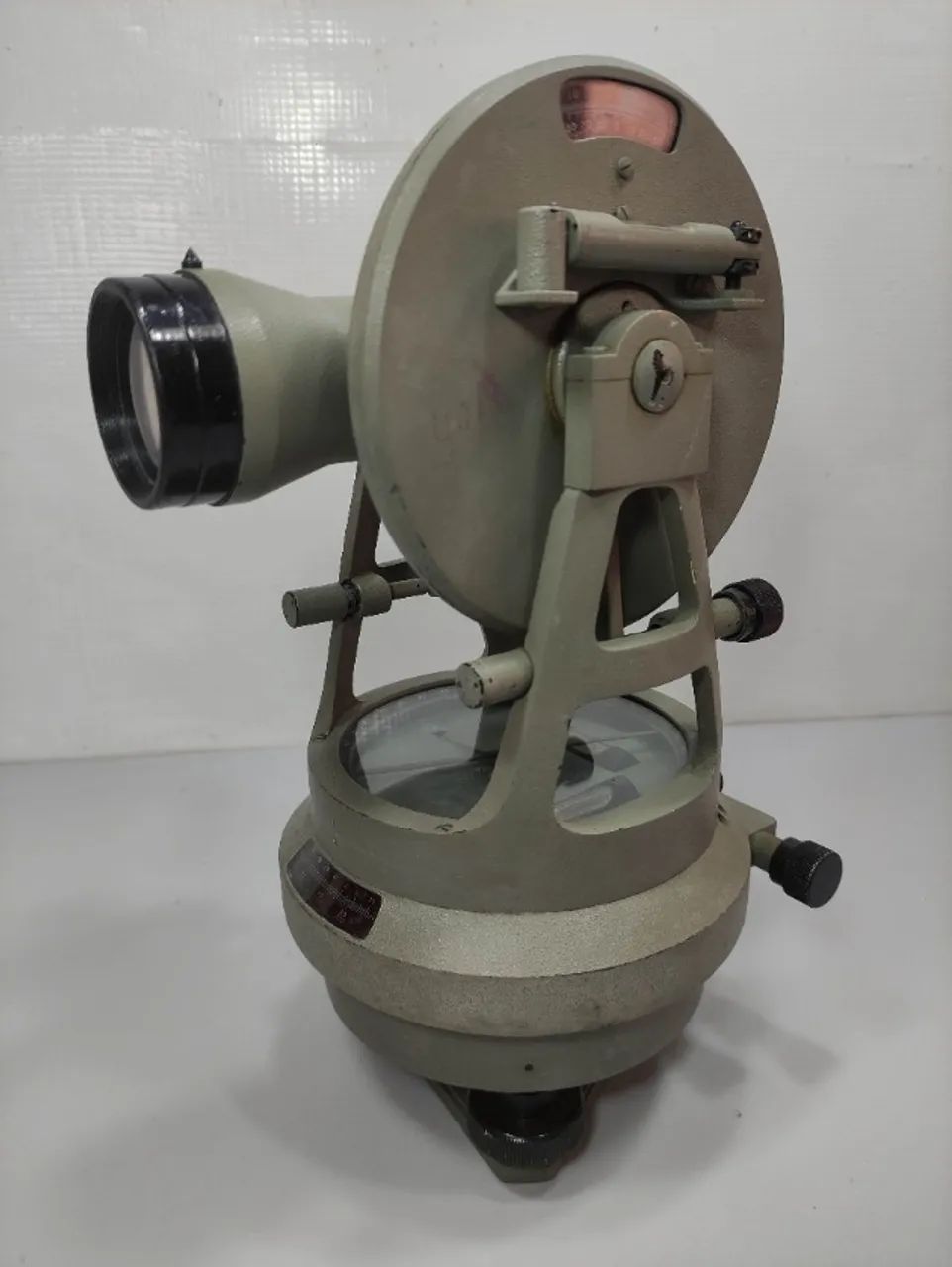 Teodolito D.f.v M3 Vasconcellos Sp - Raro Funcionando Hb3 Verde (Usado)