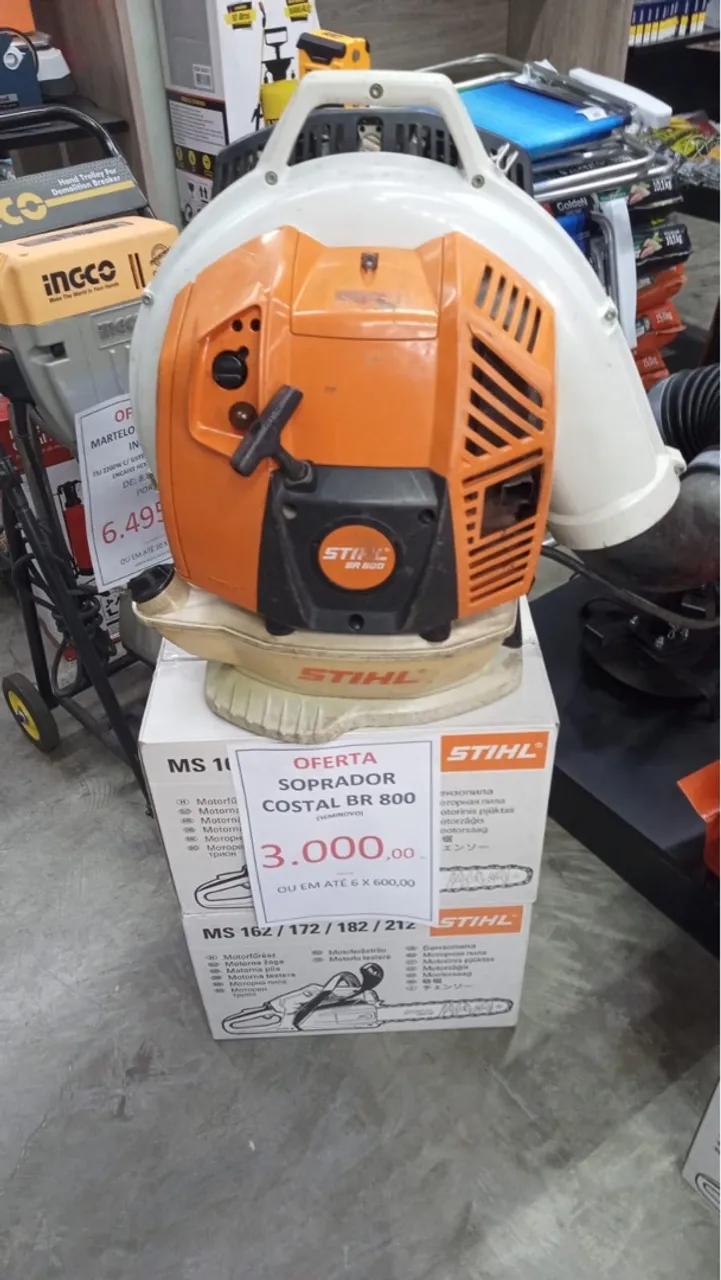 Soprador Costal Stihl BR 800 - usado