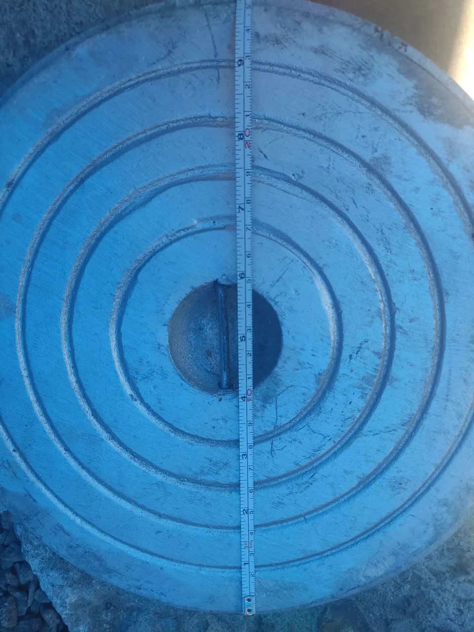 Tampa ferro fundido 250mm leve