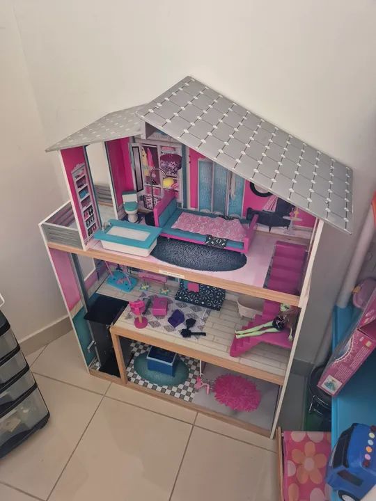 Casinha de Bonecas Tríplex da barbie - Foto 3
