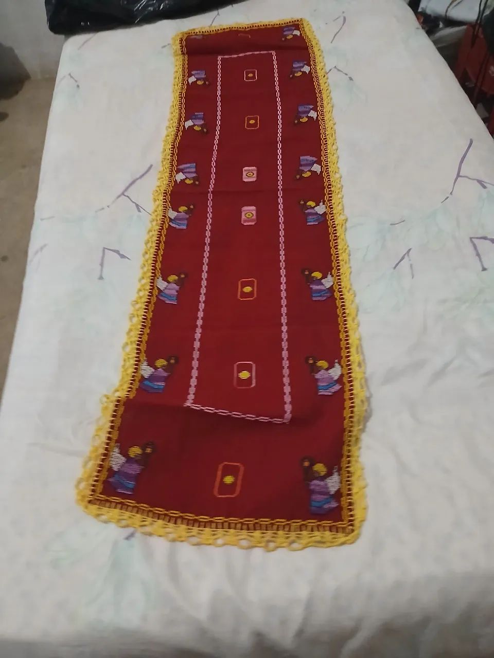 Toalha de banquete ponto cruz  - Foto 3