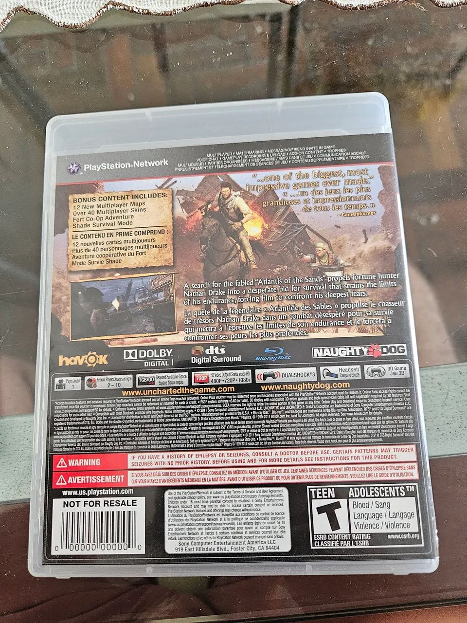 Uncharted 3 PS3 Mídia Física  - Foto 2