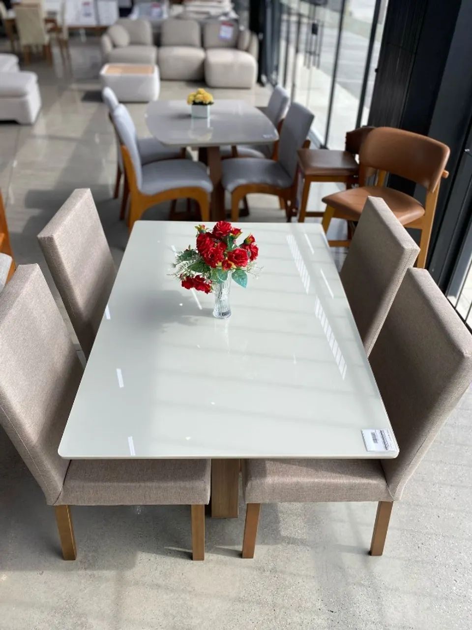 Mesa de jantar 4 cadeiras - Foto 2