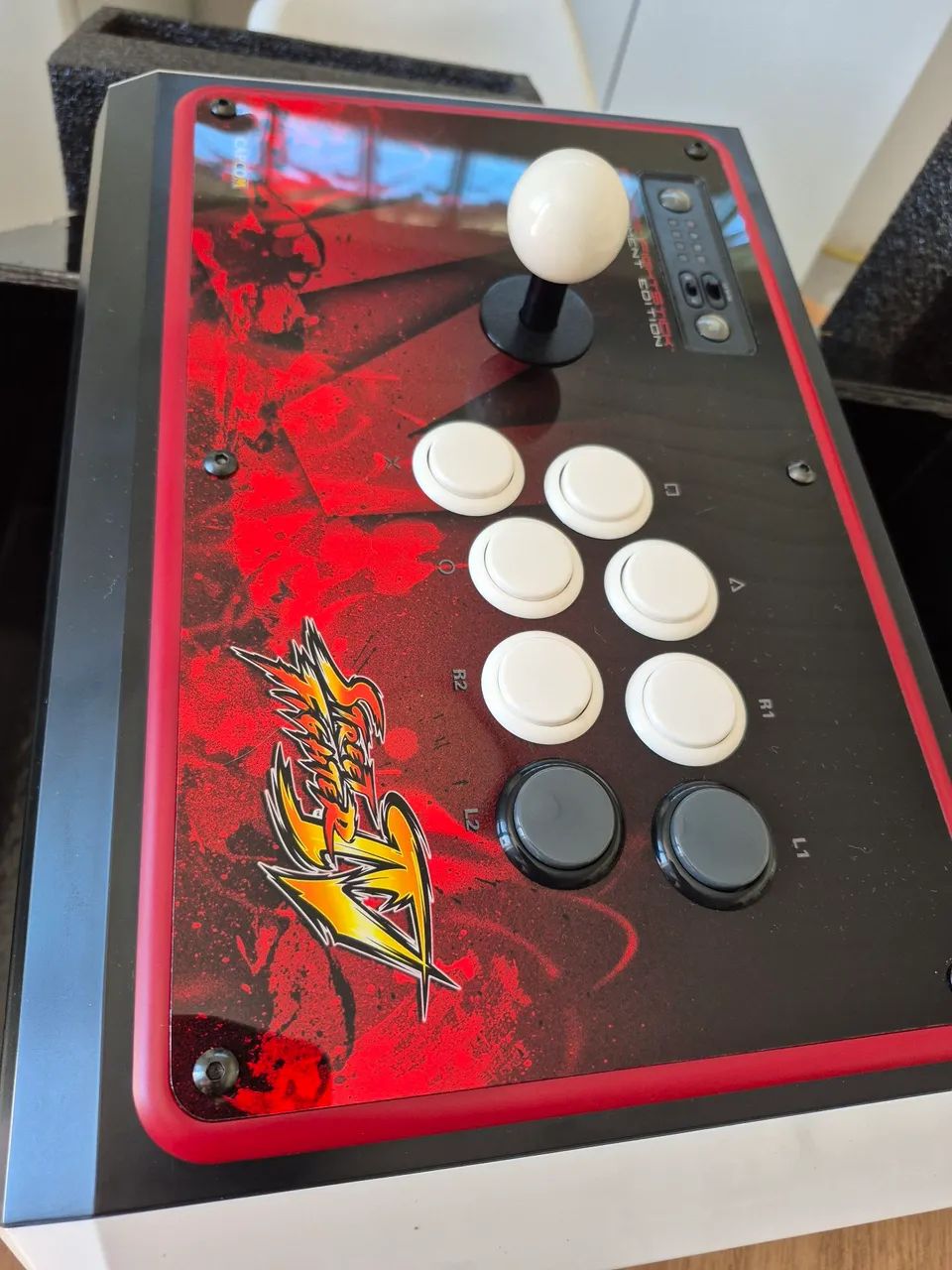 Controle Arcade Oficial Tournament Street Fighter IV PS3 com certificado.  - Foto 2