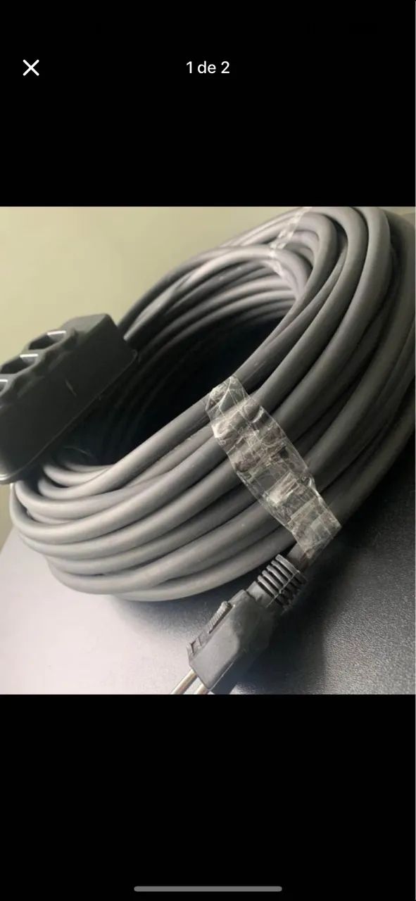 Extensão 30 metros nova no plástico