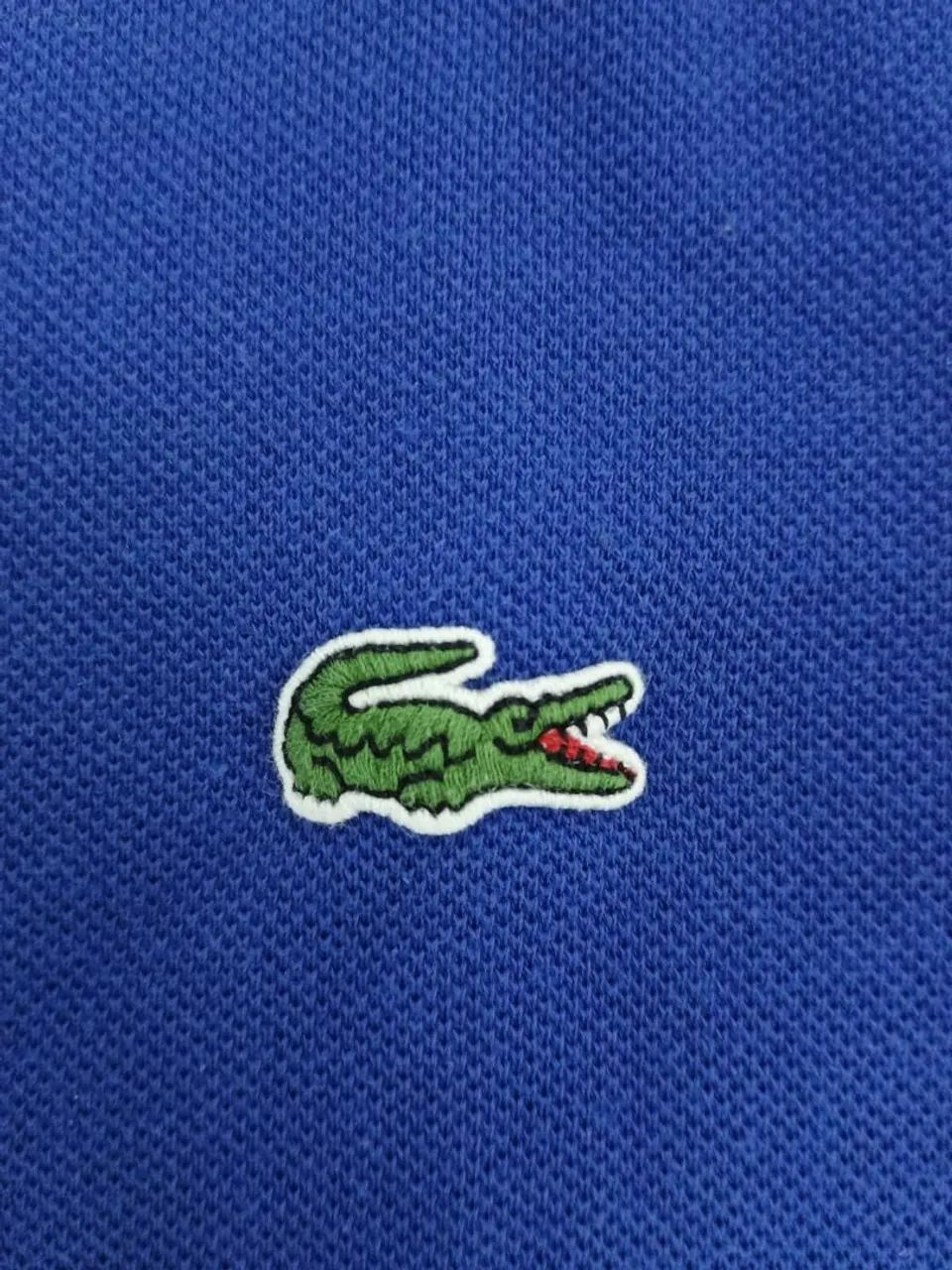 Camisa Polo Lacoste Azul - Original - Foto 3