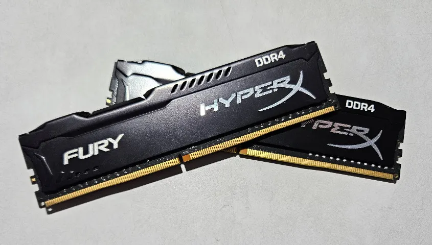 Memória RAM DDR4 Hyper X 8GB ( 2 x 4GB )