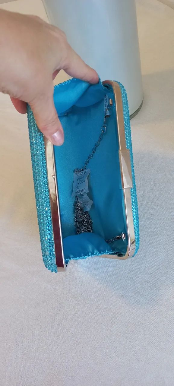Bolsa de festa azul64628724711683121