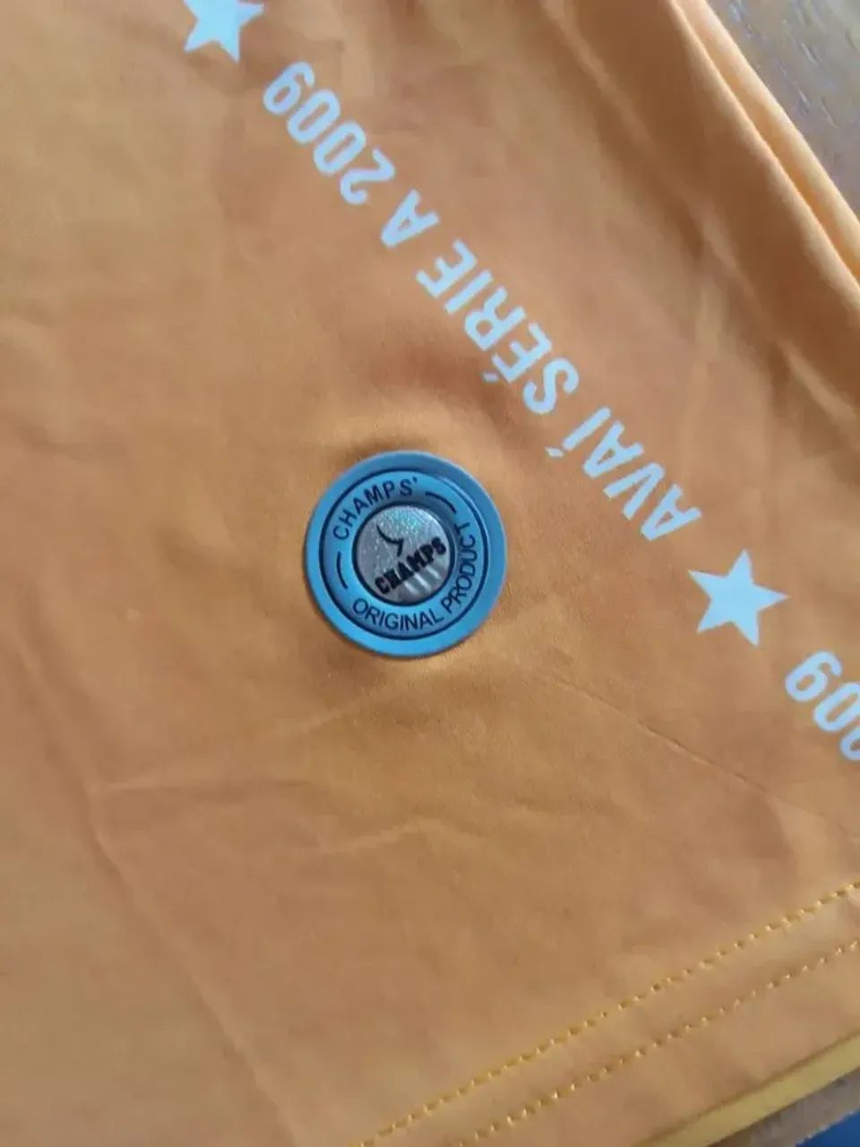 Camisa Original 2009 Avaí FC Champs Terceira Camisa Amarela M - Foto 2
