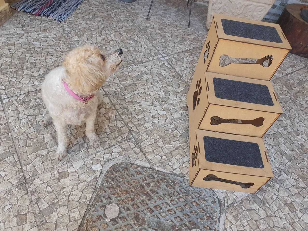 Escadinha para cachorro ? com 3 degraus - Foto 2