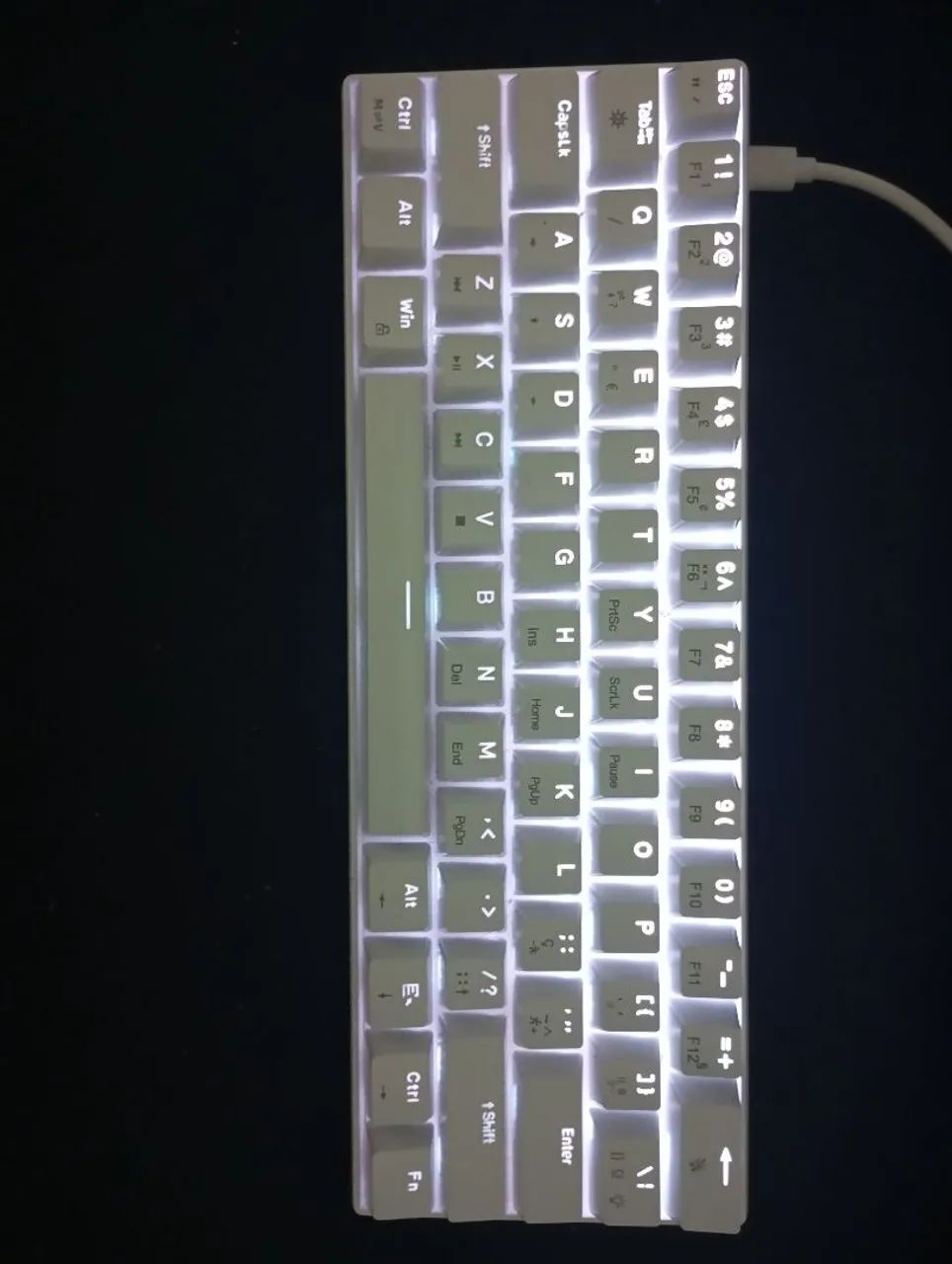 Teclado mecânico 60% rgb - Foto 2