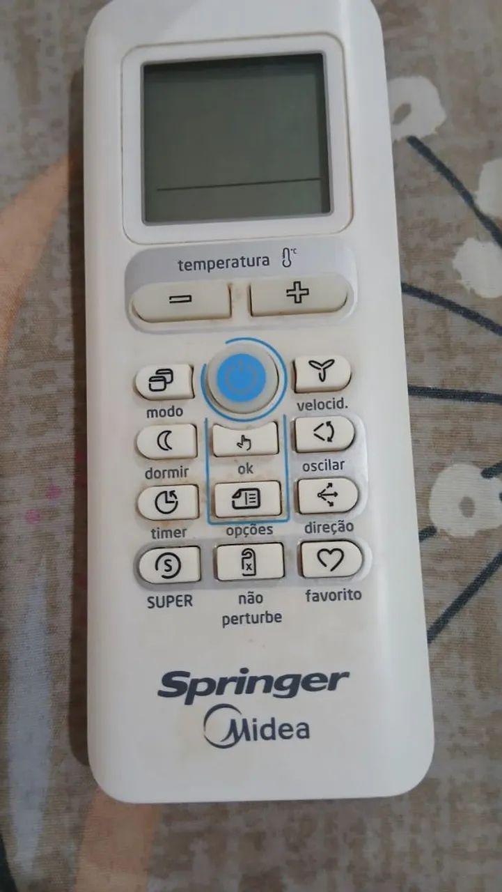 Controles de ar split springer midea