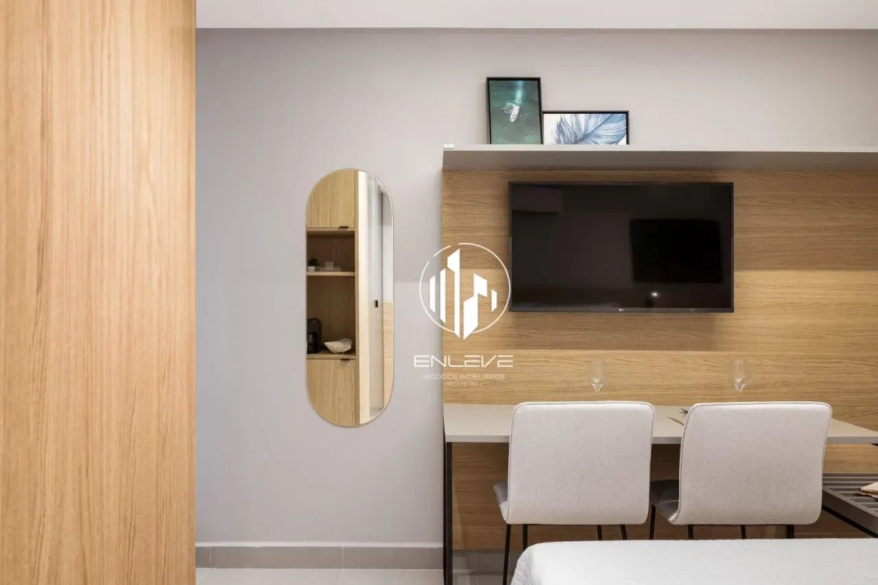 Flat mobiliado com 30m² à Beira-Mar no Jardim Oceania - Foto 3