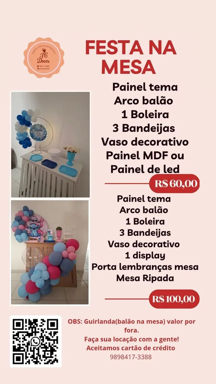 Festa na mesa 